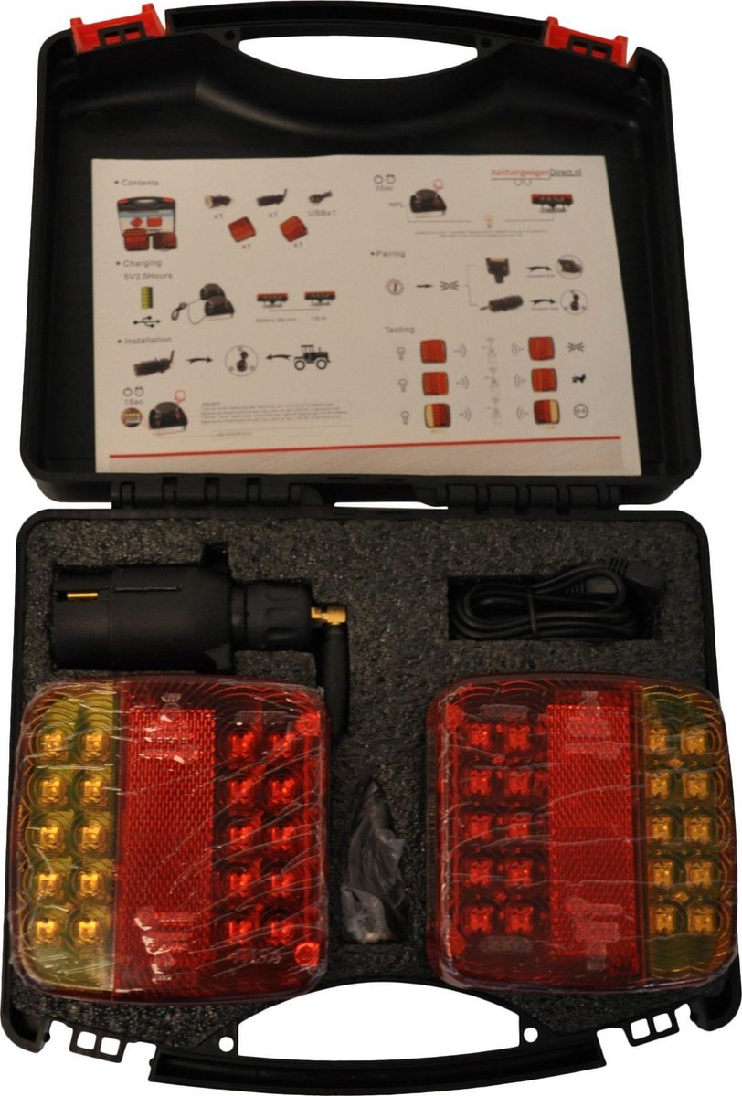 Wiltec LED Rückleuchte mit Magneten 7-polig 12V, Adapter für PKW Anhänger, Anhängersteckdose mit E11-Zertifizierung, Anhängerbeleuchtung Wiltec LED Rückleuchte mit Magneten 7-polig 12V, Adapter für PKW Anhänger, Anhängersteckdose mit E11-Zertifizierung, Anhängerbeleuchtung