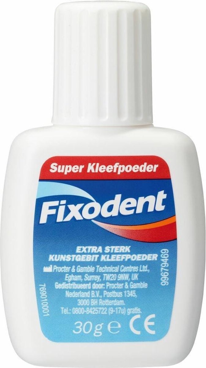 Fixodent Super - Voordeelverpakking 6x30 g - Kleefpoeder | bol.com