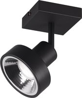LED Plafondspot - Trion Leonida - GU10 Fitting - 1-lichts - Vierkant - Mat Zwart - Aluminium - BSE