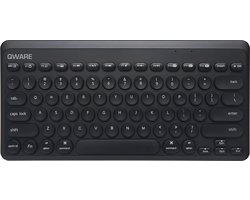 Qware Office - Toetsenbord - Draadloos - 2.4ghz - USB - Design - Norwich - Zwart - Qwerty