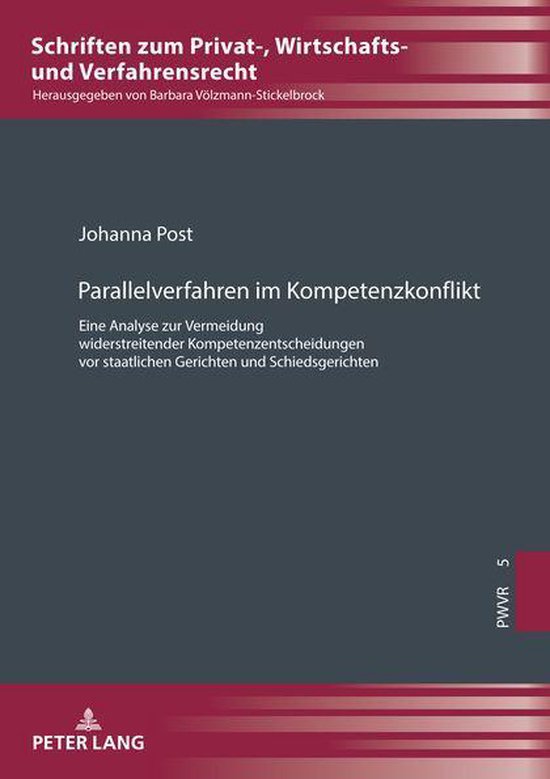 Schriften zum Privat-, Wirtschafts- und Verfahrensrecht 5 -  ... - cover