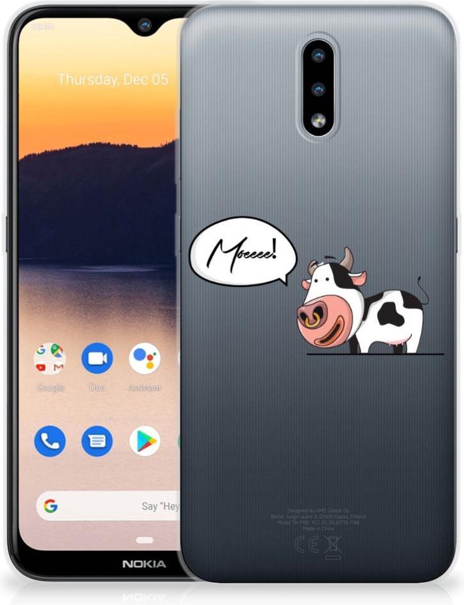 Nokia 2.3 Telefoonhoesje met Naam Cheeky Cow