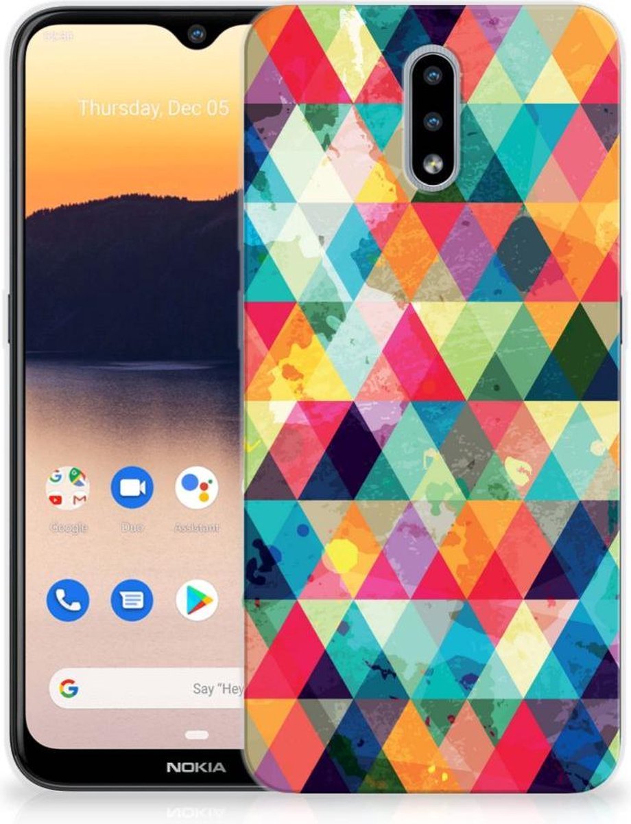 TPU Hoesje voor Nokia 2.3 TPU bumper Geruit