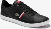 Lacoste Europa 0120 1 SMA Heren Sneakers - Black/White - Maat 43