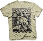Jimi Hendrix Heren Tshirt -XL- Bold As Love Groen