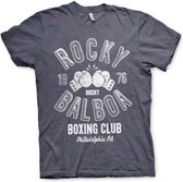 Rocky Heren Tshirt -L- Balboa Boxing Club Blauw
