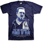 The Big Lebowski Heren Tshirt -XXL- World Of Pain Blauw