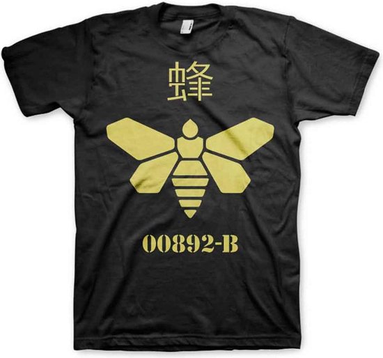 BREAKING BAD - T-Shirt Methlamine Barrel Bee - Black (M)