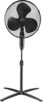 Ventilator - Aigi Uyno - Statiefventilator - Staand - Rond - Mat Zwart - Kunststof - BES LED