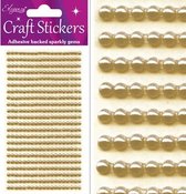 Oaktree - Stickers Pareltjes Goud (per vel) 3mm