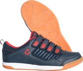 Brabo Velcro Indoor Hockeyschoenen Kinderen - Navy/Red - Maat 36