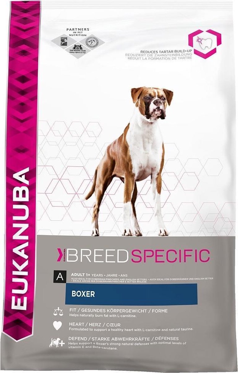 Eukanuba Boxer - Breed Specific - Kip - Hondenvoer - 12 kg