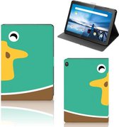 Print Case Lenovo Tablet M10 Hoesje met Standaard Duck