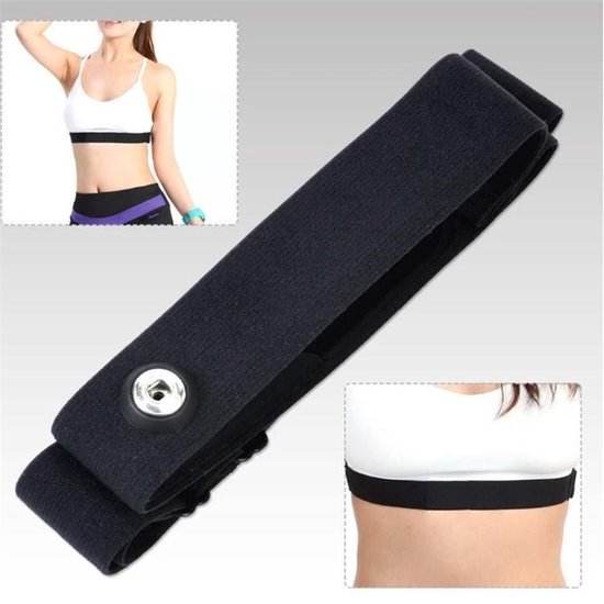Sangle Thoracique Fréquence Cardiaque - Pack De 2 - Compatible Polar/Garmin/Suunto - Taille Adjustable 25-37,4 Pouces