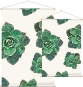 Bladpatroon 16 - Foto op Textielposter - 40 x 60 cm