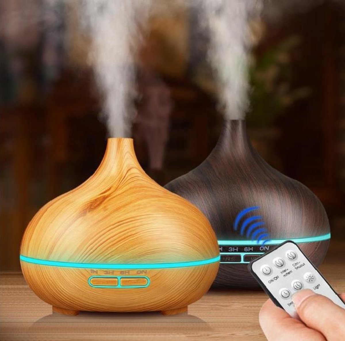 Goedkoopste Itagala Geurverspreiders | Aroma diffuser | 550ml | Bruin