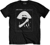 Lady Gaga Heren Tshirt -S- Fame Zwart