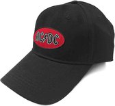 AC/DC Baseball pet Oval Logo Zwart