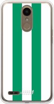 LG K10 (2018) Hoesje Transparant TPU Case - FC Groningen #ffffff