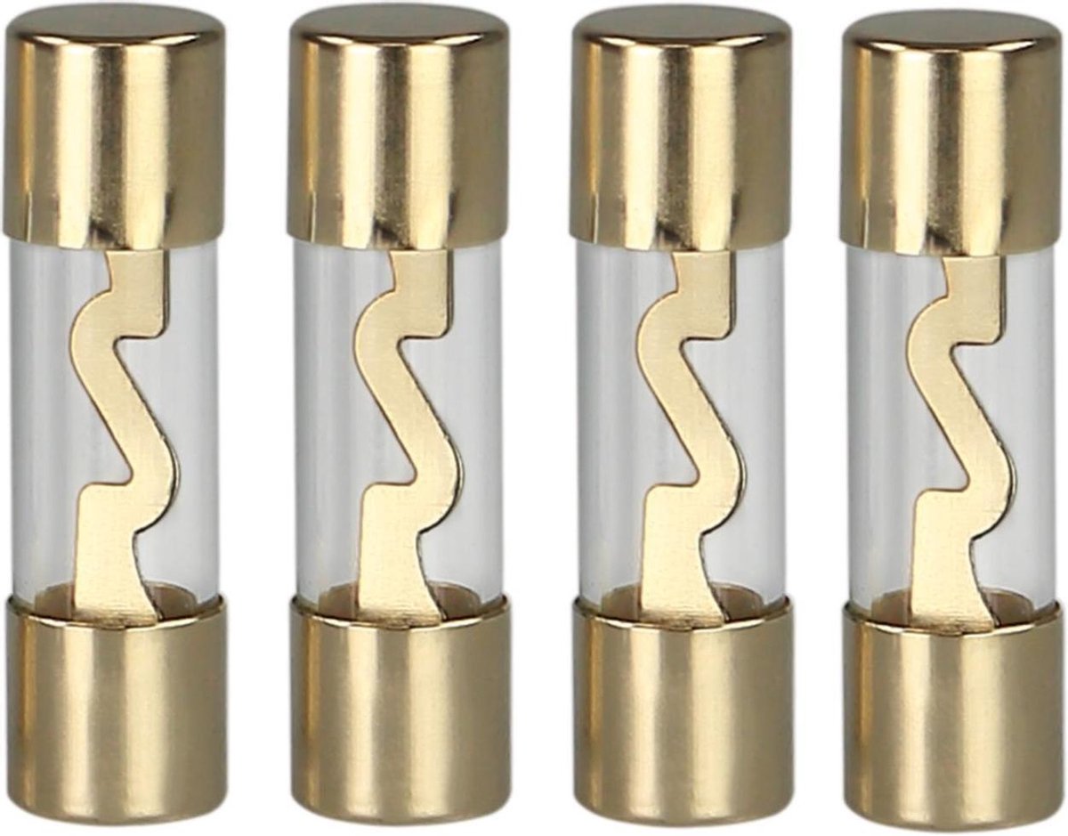 AGU zekering 50 Ampere (goud) 4 stuks in blister
