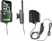 Brodit houder geschikt voor Appel iPhone Xs Max / iPhone 11 Pro Max Actieve verstelbare houder met 12V USB plug