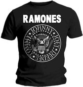 Ramones - Presidential Seal Heren T-shirt - L - Zwart