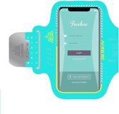 Aonijie Telefoon Sport Armband Voor Smartphone 6.0 Inch Mint Groen