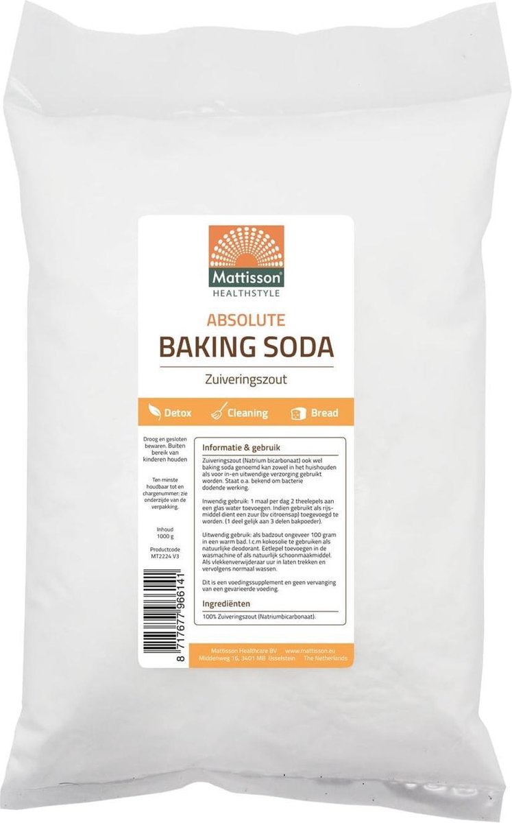 Mattisson – Baking Soda 1 kg – Vegan