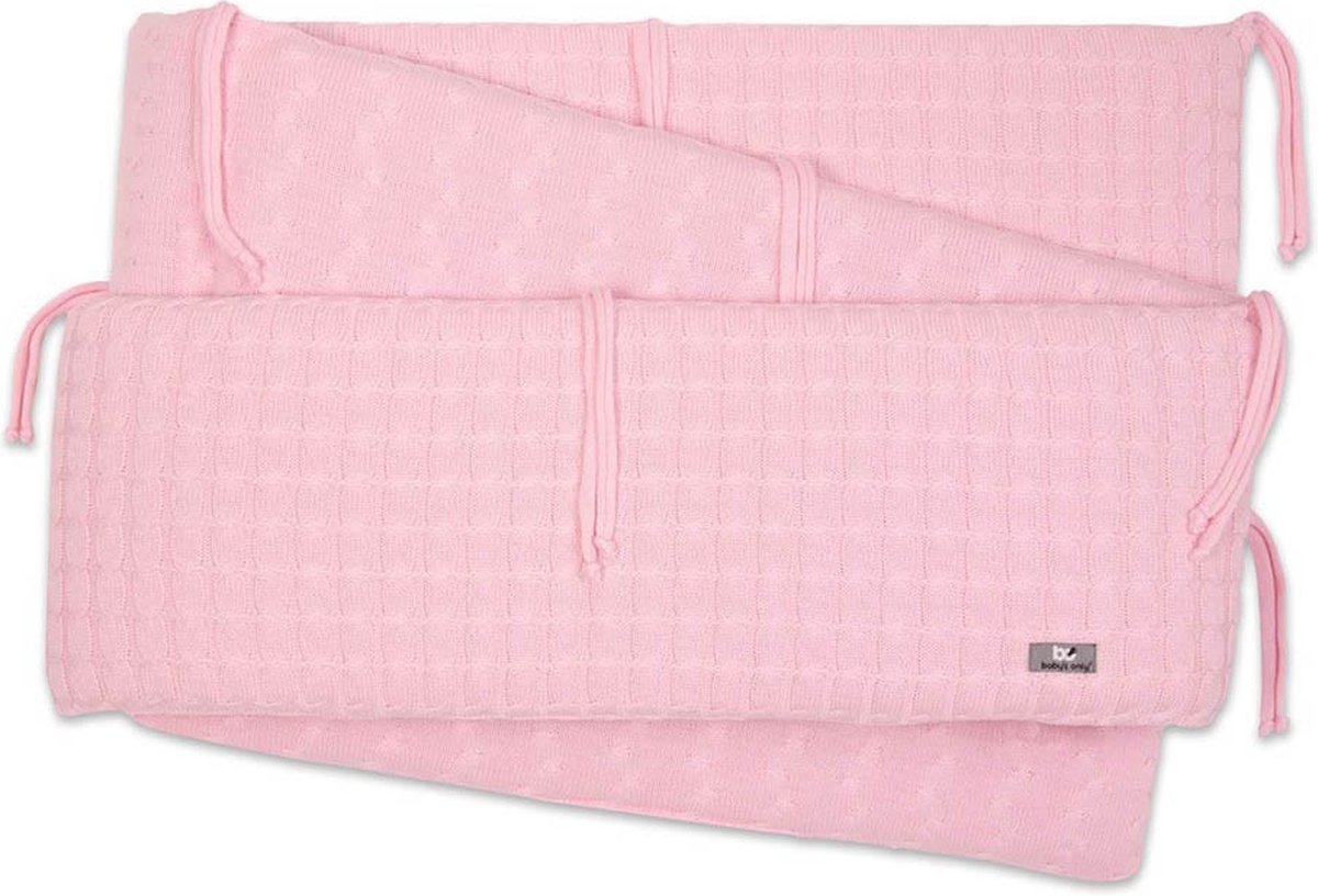 Baby's Only Boxbumper - Boxomrander - Parkomranding Cable - Baby Roze - 330x28 cm - Baby's Only