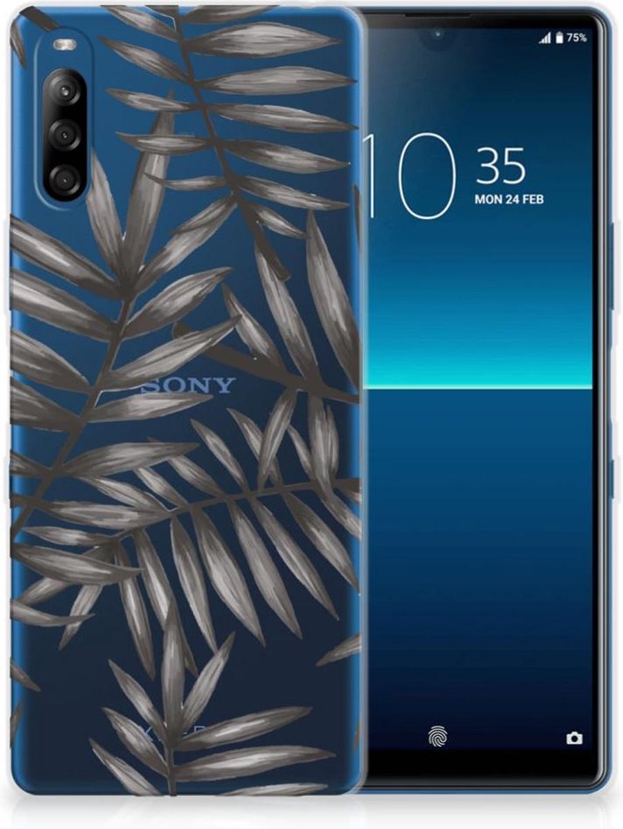Sony Xperia L4 TPU Case Leaves Grey