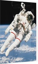 Bruce McCandless first spacewalk (ruimtevaart) - Foto op Plexiglas - 60 x 80 cm