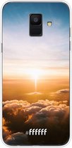 Samsung Galaxy A6 (2018) Hoesje Transparant TPU Case - Cloud Sunset #ffffff