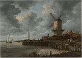 De molen bij Wijk bij Duurstede, Jacob van Ruisdael - Foto op Posterpapier - 70 x 50 cm (B2)