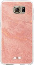 Samsung Galaxy S6 Hoesje Transparant TPU Case - Sandy Pink #ffffff