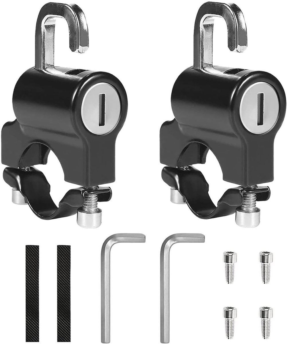 Dailygoody - Motorhelm Slot - Helm Beveiliging - Hoogwaardige Veiligheid - Universeel - Anti-Diefstal - Inclusief 4 Sleutels - Geschikt voor 22-2