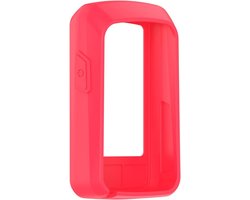 Siliconen hoesje compatibel met Wahoo ELEMNT ROAM V3, 85,9 × 50,3 × 21,5 mm, siliconen case voor GPS-beschermhoes (rood)