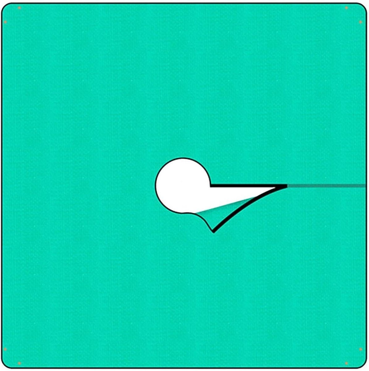 Snoeizeil Voor Struiken - Tuingrond Afdekking - Tuinonderhoud Vereenvoudigen - Waterdicht En Punctievrij - 200x200 cm - Grijs