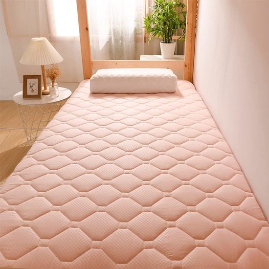 Opvouwbare Slaapmat - Draagbare Matras - Kamperen en Reizen - Antislip Hoeken - 120x200cm - Roze — afbeelding 5