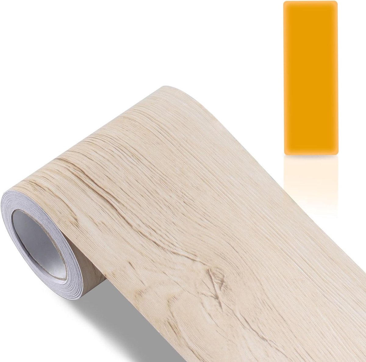 Houten Look Plakband voor Vloerherstel, Waterdicht en Zelfklevend, Ideaal voor Muren en Meubels, Krassen Verbergen en Verbeteren van Interieur
