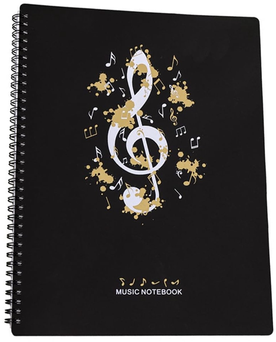 Dailygoody - Muziekmap - Bladmuziek - Presentatiemap - A4 formaat - Notities - Geschikt voor piano, gitaar, viool