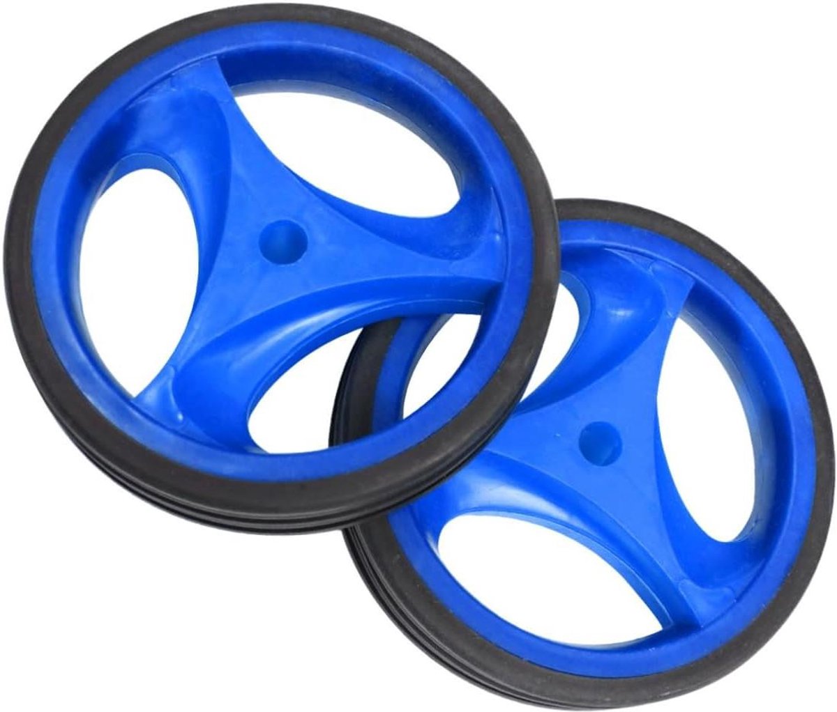 Kinder Stabilisatiewielen - Zijwieltjes Balanswiel - Fiets Balans Leren - Knipperende Verlichting - 4.33 x 4.33 inch - Blauw