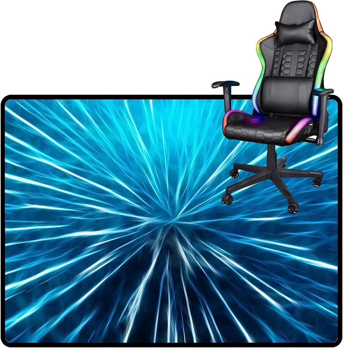 Stoelmat Bureau - Vloerbeschermer Bureau - Bescherming Vloer - Antislip Bodem - 70x100 cm - Niet gespecificeerd