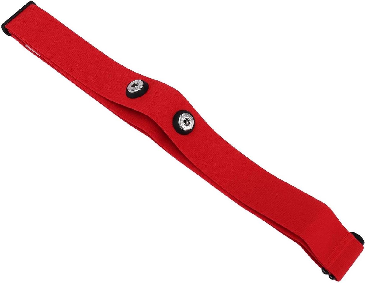 Reserveband Borstband - Hartslagband Nylon - Sporten Meten - Comfortabel Verstelbaar - 66 cm - Rood