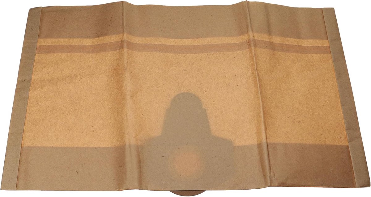 Stofzuigerzakken - Papieren zakken - Stofzuigen - Dubbellaags scheurvast - 385 cm x 26 cm - Bruin