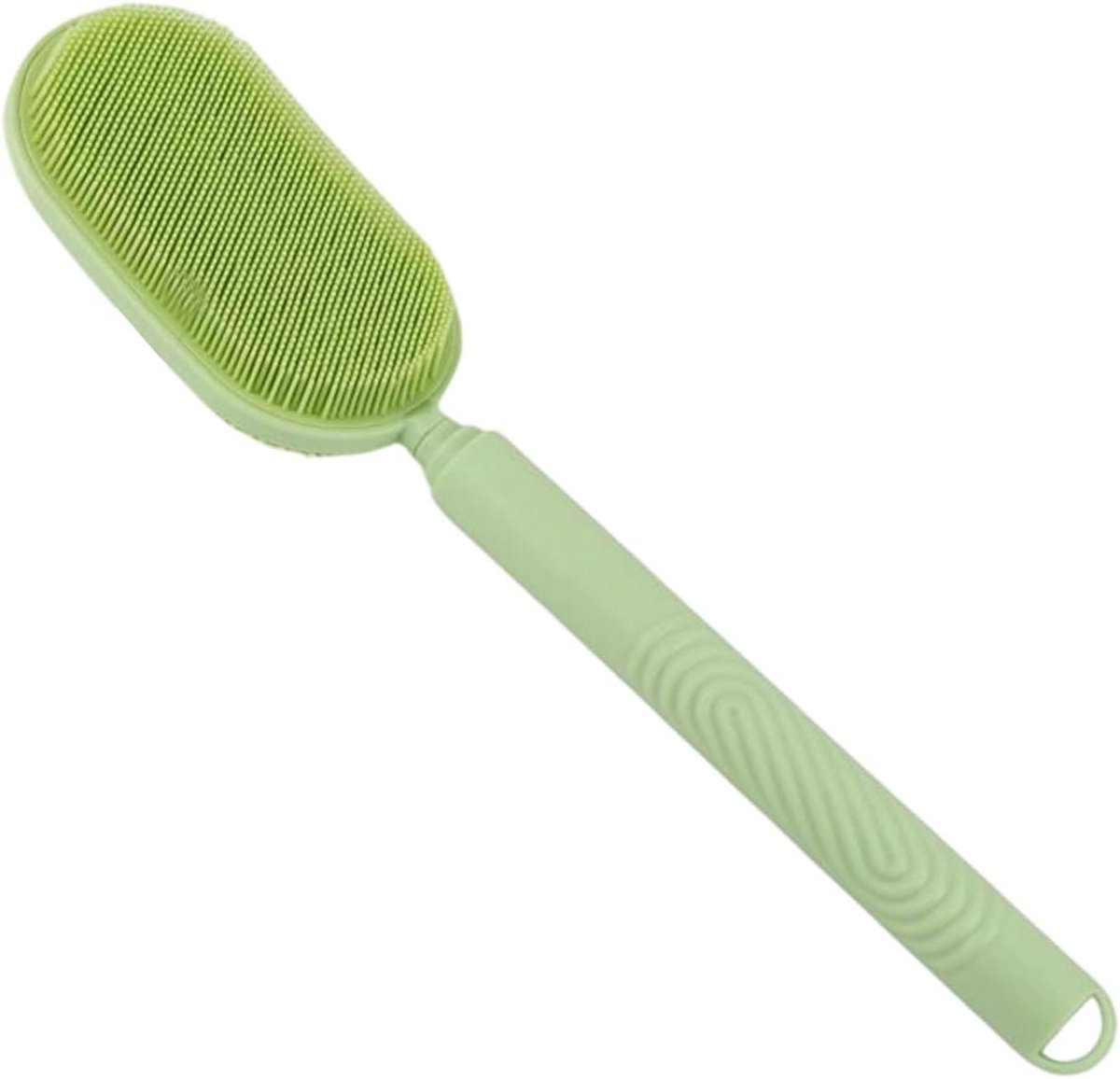 Rug Scrubber - Douche Borstel - Huid Reinigen - Uitschuifbaar Handvat - 38 cm - Blauw