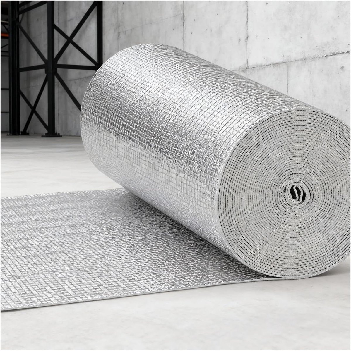 Isolerende Folie - Warmtereflecterende Folie - Energie Besparen - Vochtbestendig Waterdicht - 300cm x 100cm - Zilver