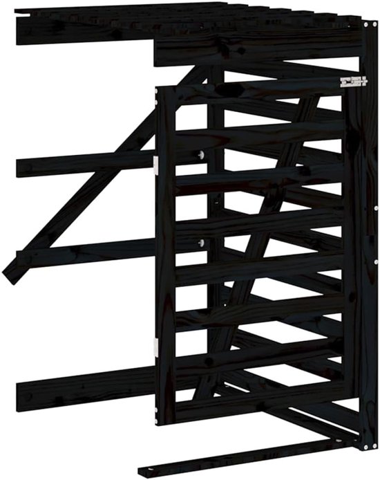 Vuilnisbak Opbergkast - Afvalbak Hideaway - Buiten Opbergen - Vergrootbaar tot 4 bakken - 102 x 40 x 13 cm — afbeelding 3