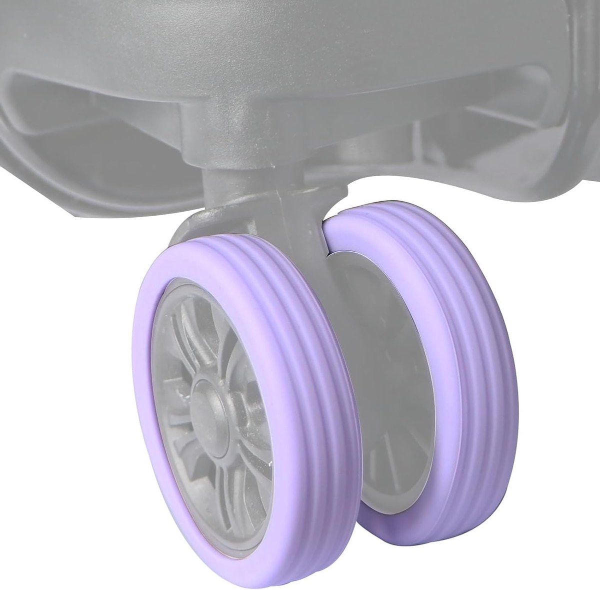 8-Pack Bagagewielhoezen voor Reiskoffers - Bescherming voor Spinner Wielen, Duurzaam en Waterdicht