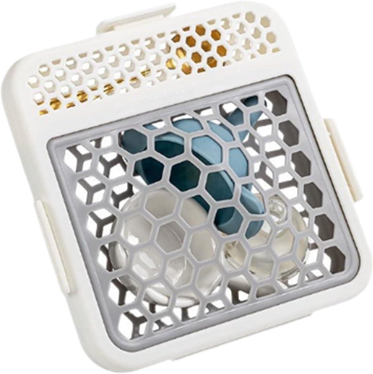 Vaatwasser Bestekmand - Bestekkorf Vaatwasser - Vaat Reinigen - Hittebestendig Materiaal - 18 x 18 x 2.3 cm - Grijs