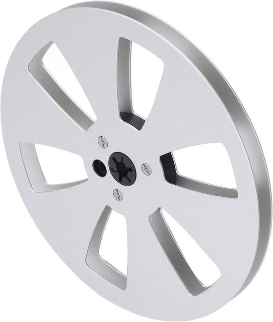 Lege Spoel - Tape Rol Open Spoel - Muziek Opnemen - Aluminiumlegering - 17.8 cm - Zilver — afbeelding 5